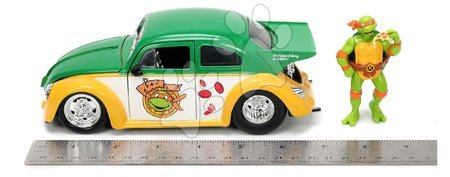 Modely - Ninja Turtles Car VW Drag Beetle 1959 Jada - 16