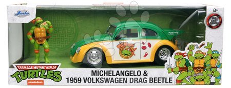 Modely - Ninja Turtles Car VW Drag Beetle 1959 Jada - 18