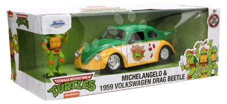 Modely - Autíčko Ninja želvy VW Drag Beetle 1959 Jada - 19