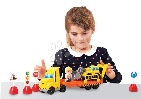 Dětské stavebnice - Stavebnice auto stavbaři Abrick Building Site Truck Écoiffier_1