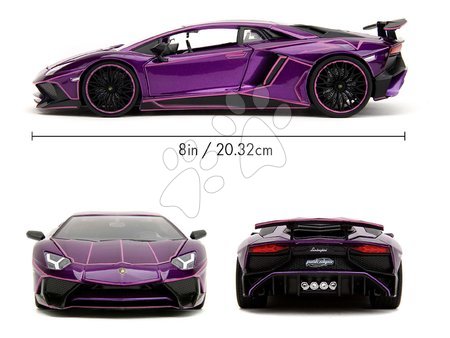 Játékautók és járművek - Kisautó Lamborghini Aventador SV Pink Slips Jada - 13