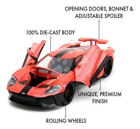 Modely - Autíčko Ford GT 2017 Pink Slips 2017 Jada - 12