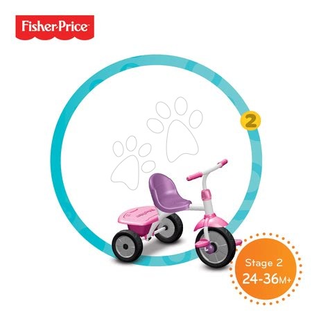 Triciclete de la 15 luni - Tricicletă Fisher-Price Glee Plus smarTrike - 2