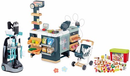 3 - 6 years - Set cleaning cart and shop with scale Rowenta Trolley Smoby