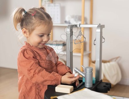 Machines à laver pour enfants - Set de buanderie avec machine à laver à chargement frontal et cuisine avec bouillonnement Rowenta Wash&Clean Smoby - 16