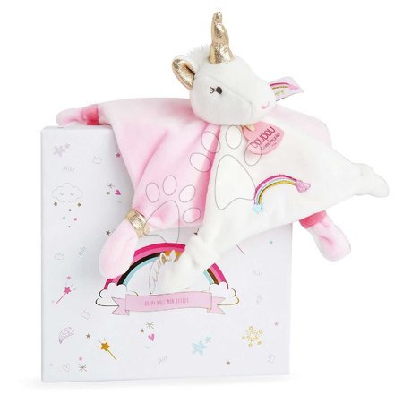 Baby and toddler toys - Plyšový jednorožec na maznanie Unicorn Lucie la Licorne Doudou et Compagnie_1