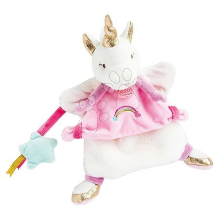 Juguetes de peluche | Página 11 - Puppets de peluche unicornio para teatro de marionetas Unicorn Hand Puppet Doudou et Compagnie