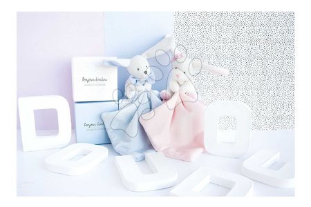 Baby and toddler toys | Page 3 - Plush bunny for cuddling Bunny Pink Flower Box Doudou et Compagnie_1