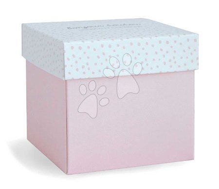 Hračky na mazlení DouDou - Plyšový zajíček k mazlení Bunny Pink Flower Box Doudou et Compagnie - 4