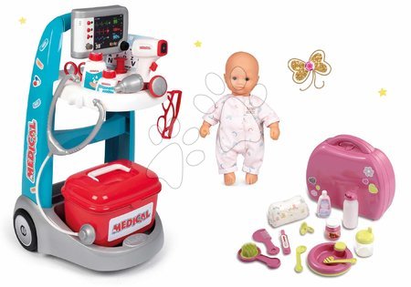 Seturi de la producătorul Smoby - Set cărucior medical electronic Medical Smoby