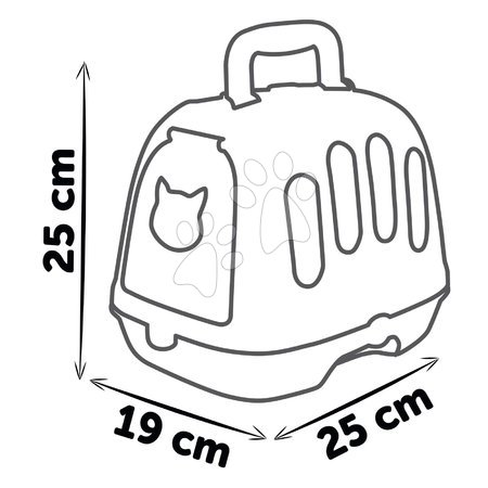 Medical carts for kids - Veterinársky kufrík s prenosným boxom 2v1 Veterinary Case Smoby - 3