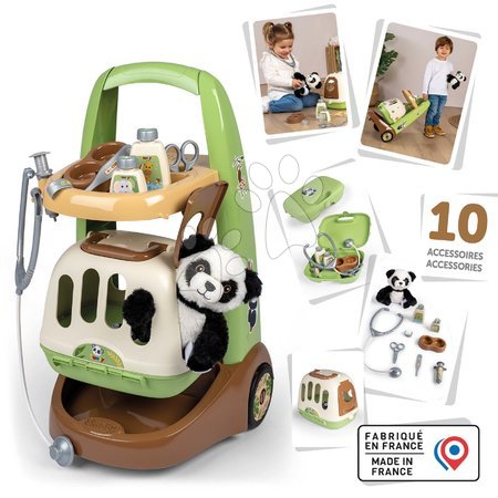 Reinigungswagen-Sets - Set Reinigungswagen und Tierarztwagen Rowenta Trolley Smoby - 21