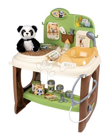 Smoby - Cabinet vétérinaire avec panda en peluche Centre vétérinaire Smoby