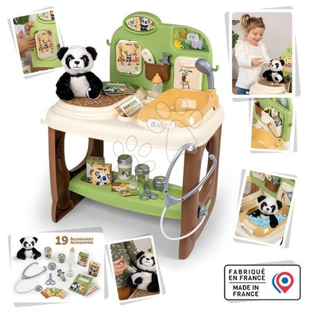 Pretend play sets | Page 2 - Zverolekárska ordinácia s plyšovou pandou Veterinary Center Smoby_1