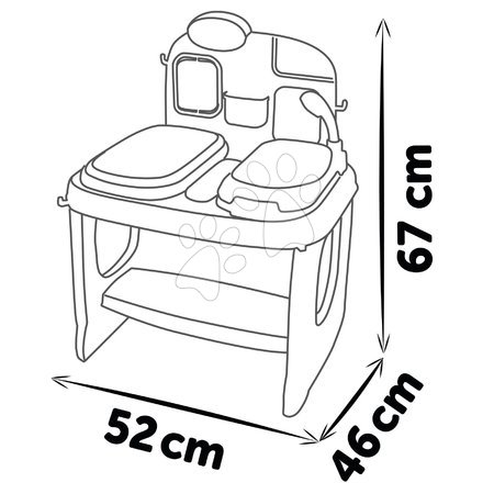 Voitures à pédales pour enfants et accessoires - Set de tracteur à pédales et cabinet vétérinaire Builder Max Tractor Smoby - 27