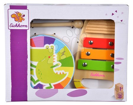 Musical toy instruments - Wooden Musical Instruments Music Set Eichhorn - 2