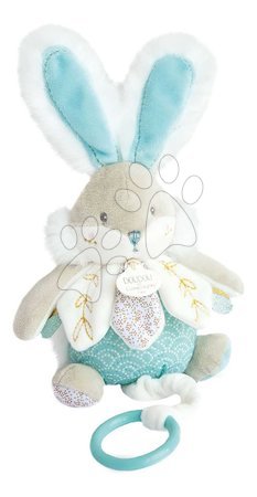 Toys for babies - Plyšový zajačik s melódiou Bunny Almond Lapin de Sucre Music Box Doudou et Compagnie