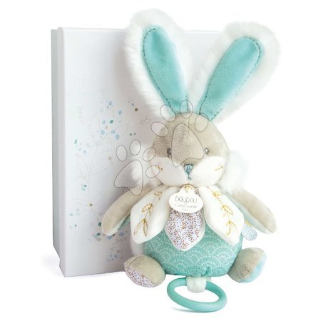 Toys for babies - Plyšový zajačik s melódiou Bunny Almond Lapin de Sucre Music Box Doudou et Compagnie_1