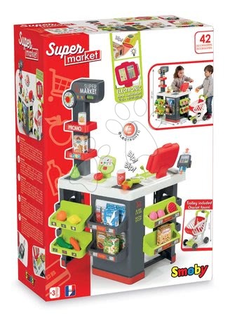 Cucine per bambini set - Set cucina pieghevole Tefal Opencook Smoby rosso con macchina da caffè e frigo - 30