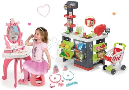 Obchody pro děti sety - Set obchod s vozíkem Supermarket Smoby - 26