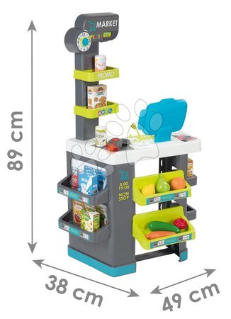 Upratovacie vozíky sety - Zestaw wózek do sprzątania z elektronicznym odkurzaczem Cleaning Trolley Vacuum Cleaner Smoby  - 16