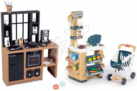  | Page 18 - Set shop and kitchen with coffee maker Market Smoby