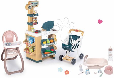 3 - 6 years - Set of shop and dining chair Market Smoby