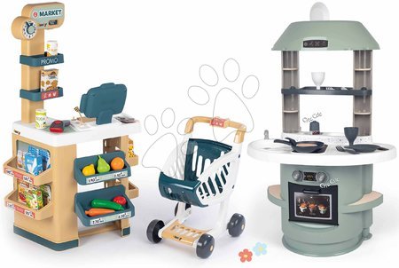 3 - 6 years - Set shop and kitchen Nova Market Smoby