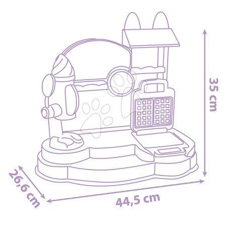 Kosmetiktische Sets - Set kosmetischer Tisch und verspielte Köchin  Gabby Dressing Table 2v1 Smoby - 15