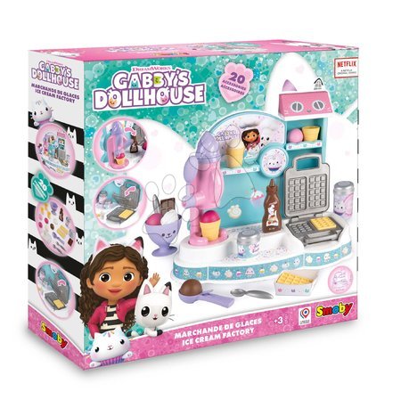 Play kitchen sets - Set kuchynka elektronická a kozmetický stolík Gabby Tefal French Touch Bubble Smoby - 27