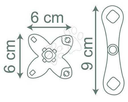 Szupermarketek gyerekeknek - Virágszirmok virágkészítő készlethez Crea Deco Flowers Refill Smoby - 5