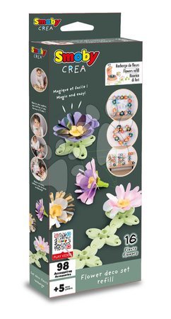 Szupermarketek gyerekeknek - Virágszirmok virágkészítő készlethez Crea Deco Flowers Refill Smoby - 6