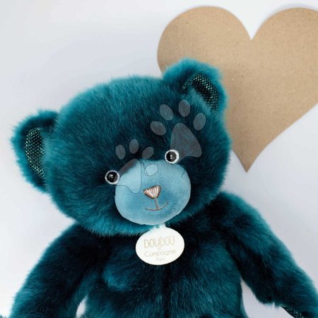 Orsi di peluche - Peluche orsacchiotto Peacock Blue Ours Collection Doudou et Compagnie - 1