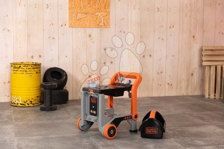 Taller infantil de trabajo - Taller de trabajo plegable con ruedas Bricolo Devil Workmate 3en1 Black&Decker Smoby - 3