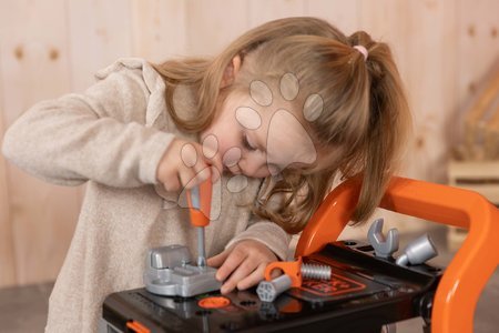 Taller infantil de trabajo - Taller de trabajo plegable con ruedas Bricolo Devil Workmate 3en1 Black&Decker Smoby - 7