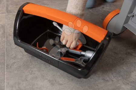 Kinderwerkstatt - Faltbare Werkstatt auf Rädern Bricolo Devil Workmate 3in1 Black&Decker Smoby - 10