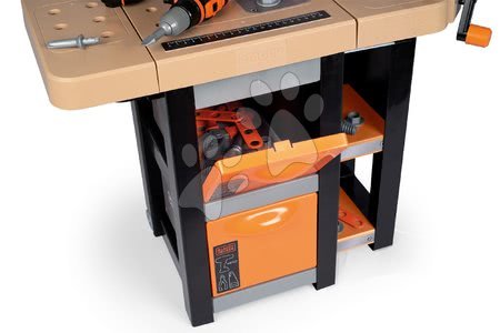 Játék szerelőasztalok - Munkapad Black&Decker Open Bricolo Workbench Smoby - 6