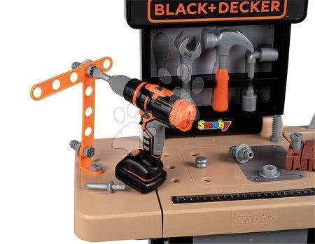 Játék szerelőasztalok - Munkapad Black&Decker Open Bricolo Workbench Smoby - 8