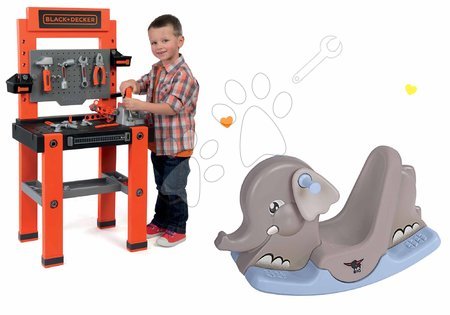 Seturi de la producătorul Smoby - Set bancă de lucru Black+Decker Smoby cu 79 de accesorii