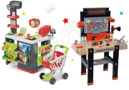 Warsztaty dla dzieci w zestawie - Zestaw warsztatowy Black+Decker Smoby - 32