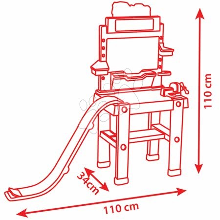 Bănci de lucru pentru copii - Atelier de lucru Maşini 3 Bricolo center Smoby - 15