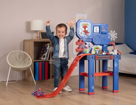 Play kitchen sets - Set kuchynka elektronická a pracovná dielňa Spidey Tefal French Touch Bubble Smoby - 13