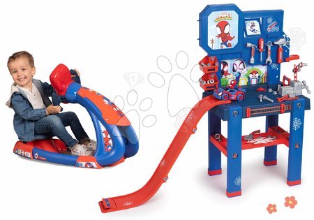 3 - 6 years - Set workbench and trainer Spidey Bricolo Center Smoby