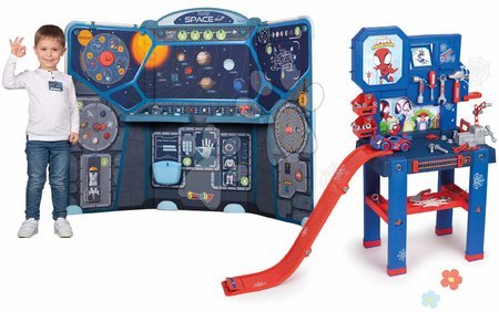 Aelier pour enfants et accessoires - Set de travail et jeu éducatif Spidey Bricolo Center Smoby