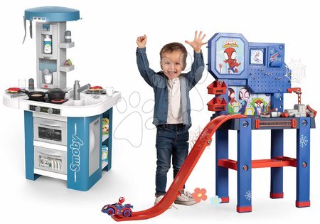 Aelier pour enfants et accessoires - Set de travail et cuisine Spidey Bricolo Center Smoby