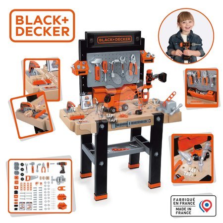 Kids' workbench sets - Black+Decker Smoby workbench set - 22