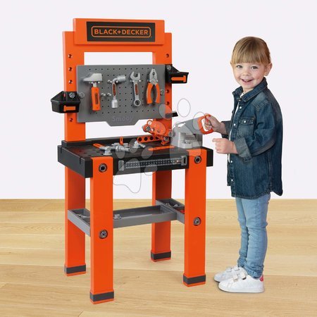 Workbench playsets - Bricolo One Workbench Black&Decker Smoby Workshop - 3