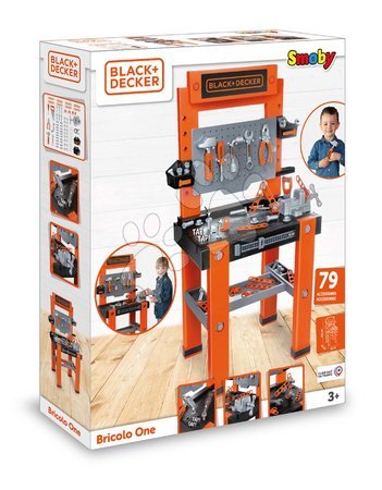 Workbench playsets - Bricolo One Workbench Black&Decker Smoby Workshop - 7