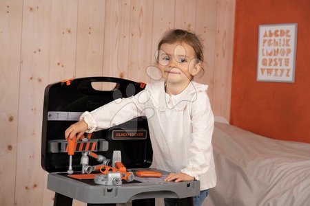 Pracovní dětská dílna - Pracovní dílna v kufříku 2v1 Bricolo Smart Workbench Black&Decker Smoby - 7