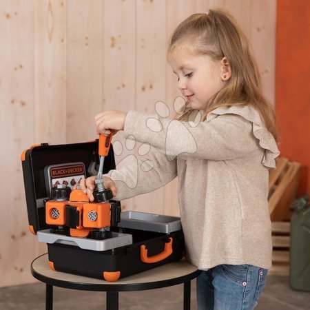 Játék szerelőasztalok - Szerszámos koffer Bricolo Box Black&Decker Smoby - 4